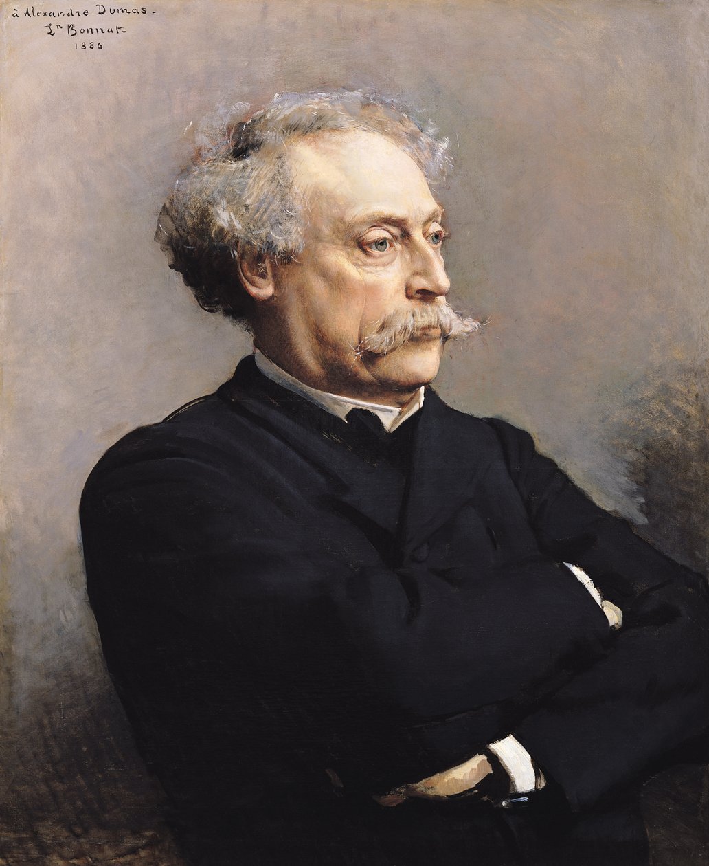Alexandre Dumas Fils (1824-95) 1886 av Leon Joseph Florentin Bonnat