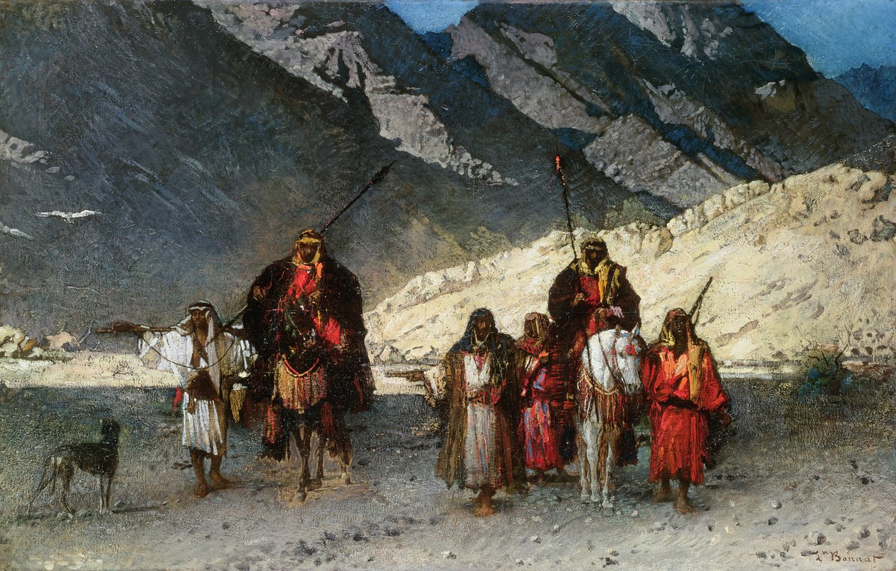 I fjellene, 1870-tallet av Leon Joseph Florentin Bonnat