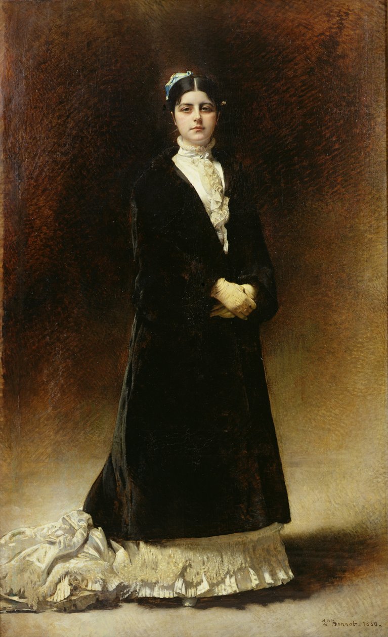 Portrett av Emanuella Pignatelli, grevinne Potocka, 1880 av Leon Joseph Florentin Bonnat