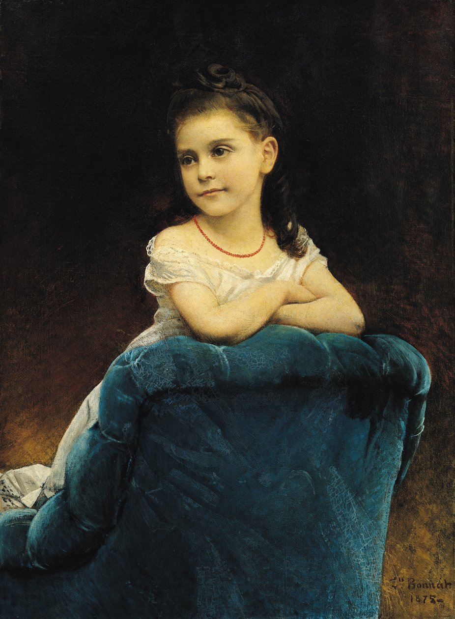 Portrett av Mademoiselle Franchetti, 1877 av Leon Joseph Florentin Bonnat