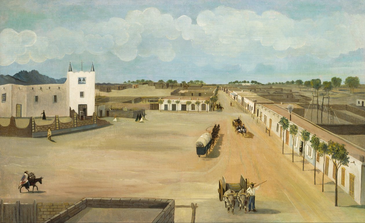 Gamle Mesilla Plaza av Leon Trousset
