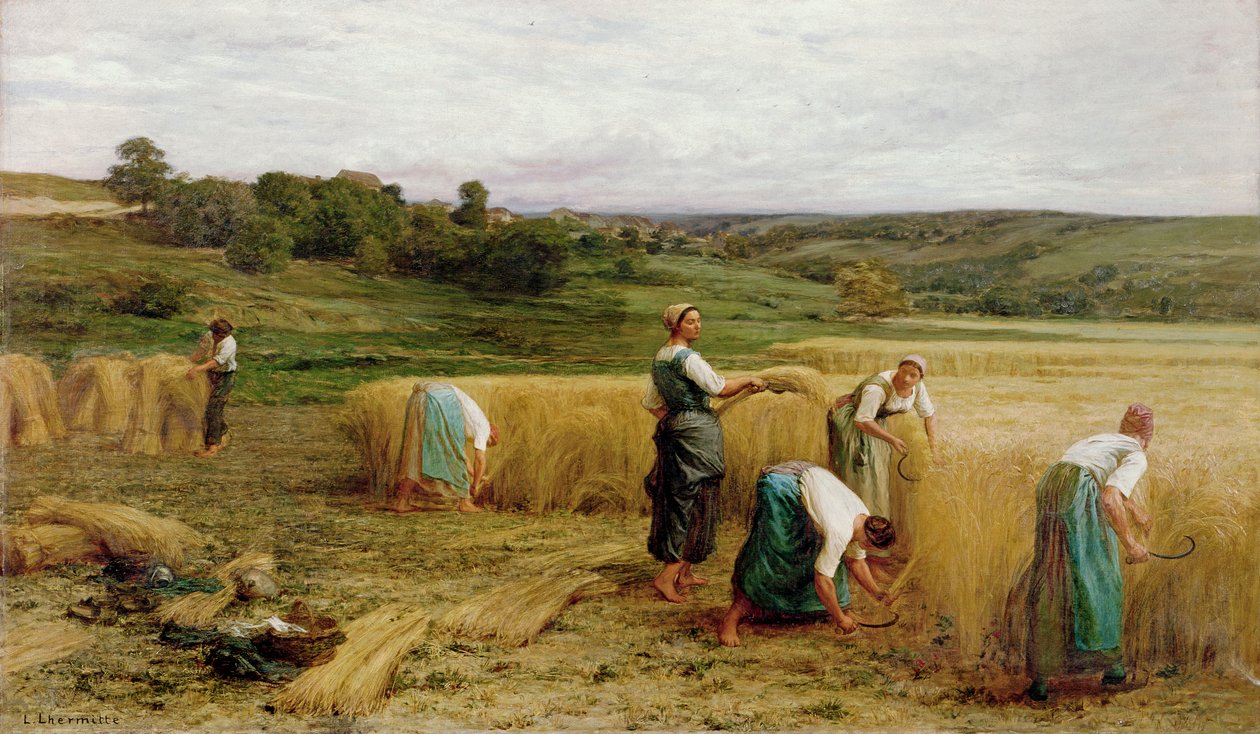 Harvest, 1874 av Leon Augustin Lhermitte