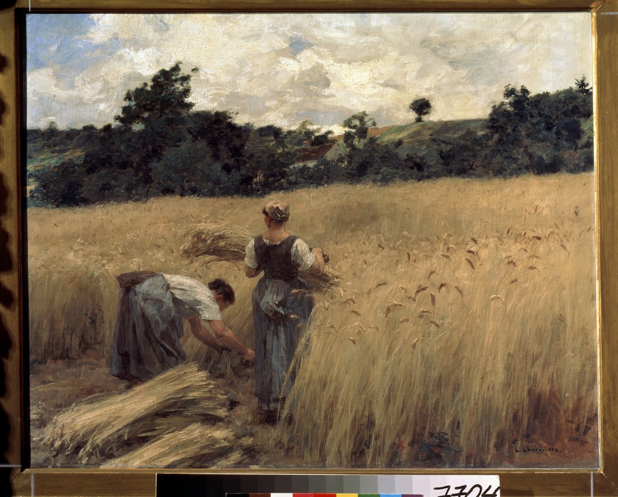 Høstmennene. (Reapers). Maleri av Leon Augustin Lhermitte (1844-1925). Fransk kunst, realisme. Pushkin Museum of Fine Arts, Moskva av Leon Augustin Lhermitte