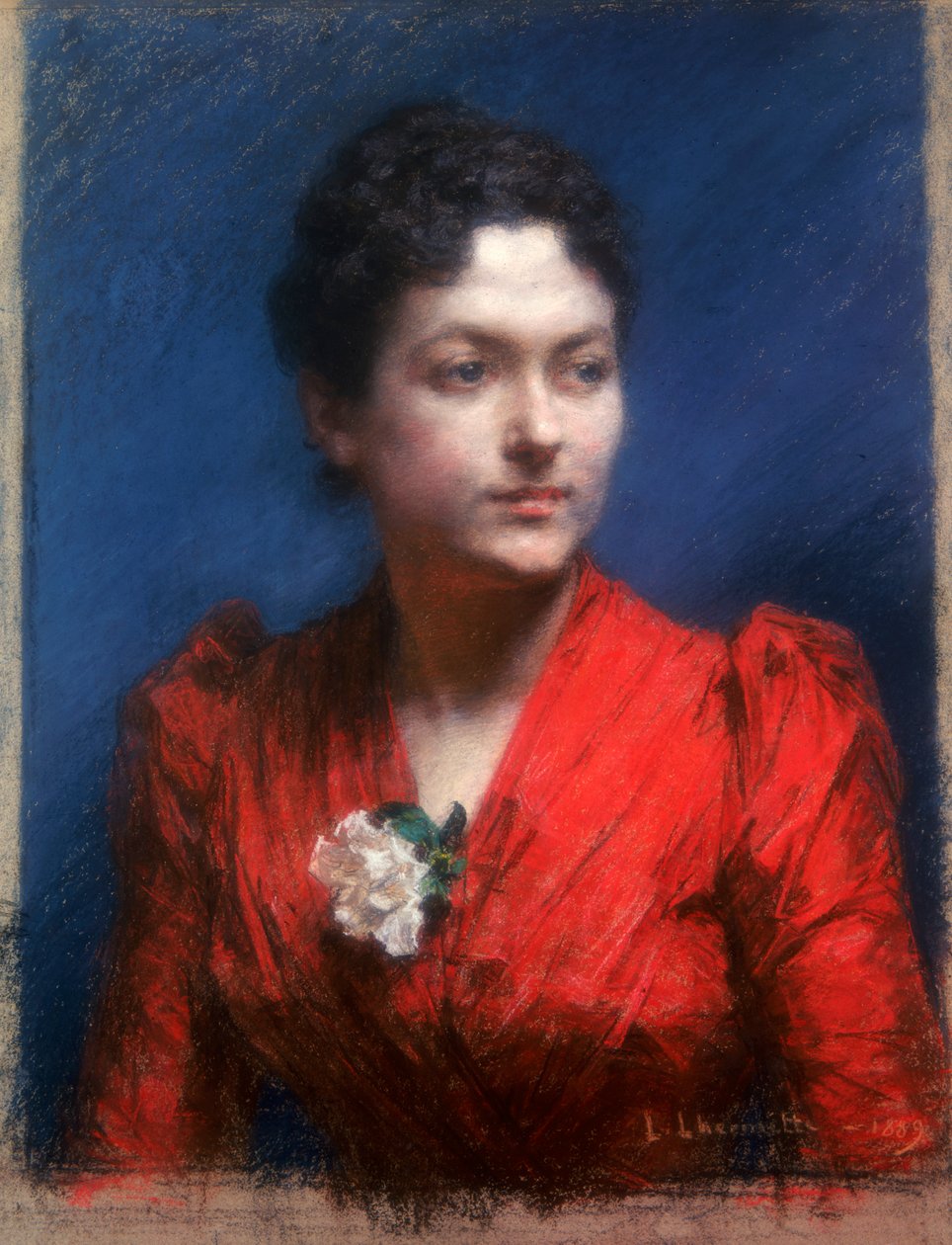 Madame Lambert, 1889 av Leon Augustin Lhermitte