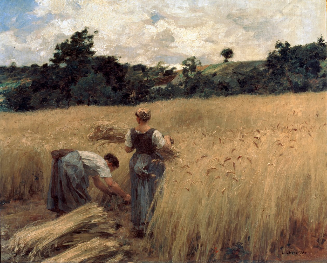 Reapers, 1800- eller begynnelsen av 1900-tallet av Leon Augustin Lhermitte