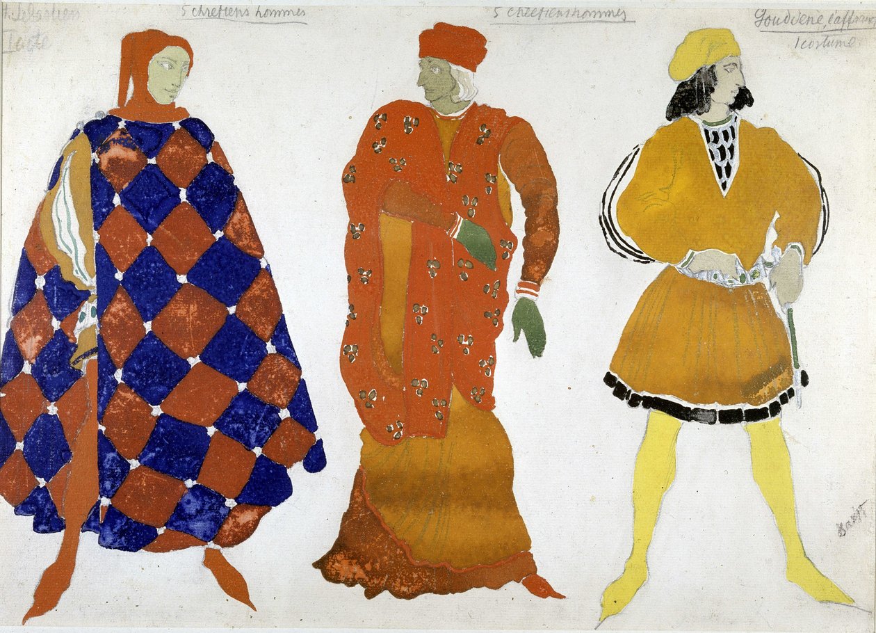 Bakst costume for “The Martyr of San Sebastian” av Leon Bakst