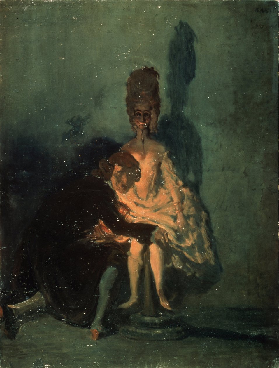 Coppelius & Coppelia etter balletten Coppelia av Leo Delibes (1836-1891) av Leon Bakst