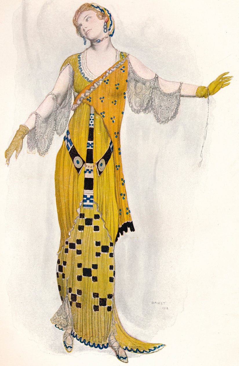 Fantasy on Modern Costume, Dione, c1910 av Leon Bakst