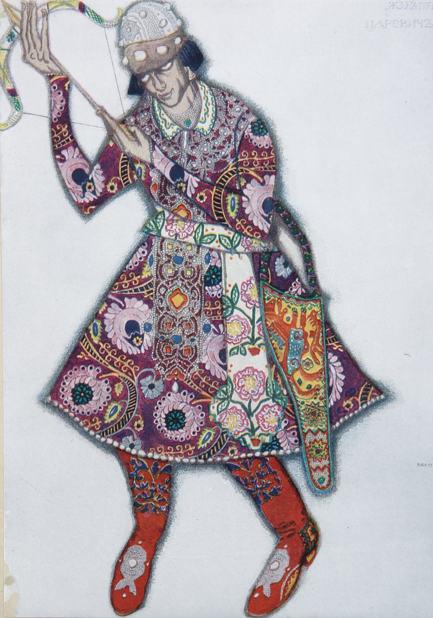 Ivan Tsarevich. Kostymedesign for balletten The Firebird L