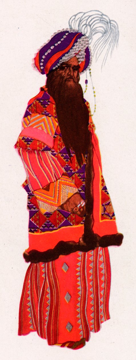 Le Sultan Samarcande, 1922, 1923 av Leon Bakst