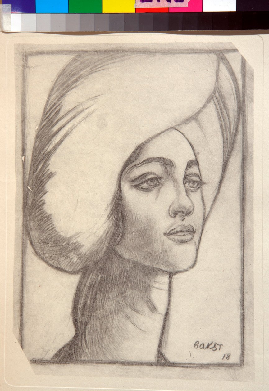 Portrett av Madame T av Leon Bakst