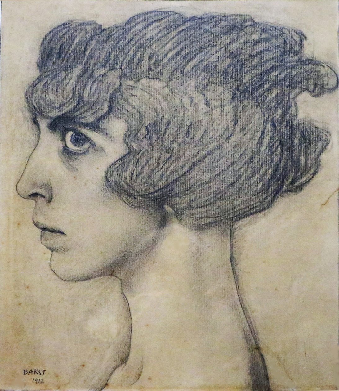 Portrett av Marchesa Luisa Casati, 1912. av Leon Bakst