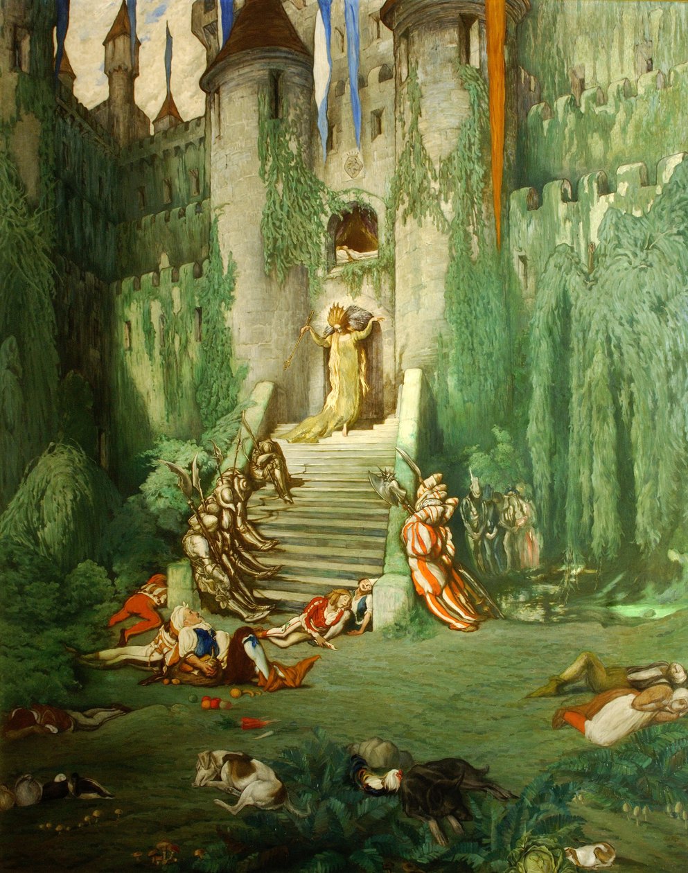 Tornerose, 1913-1922 av Leon Bakst
