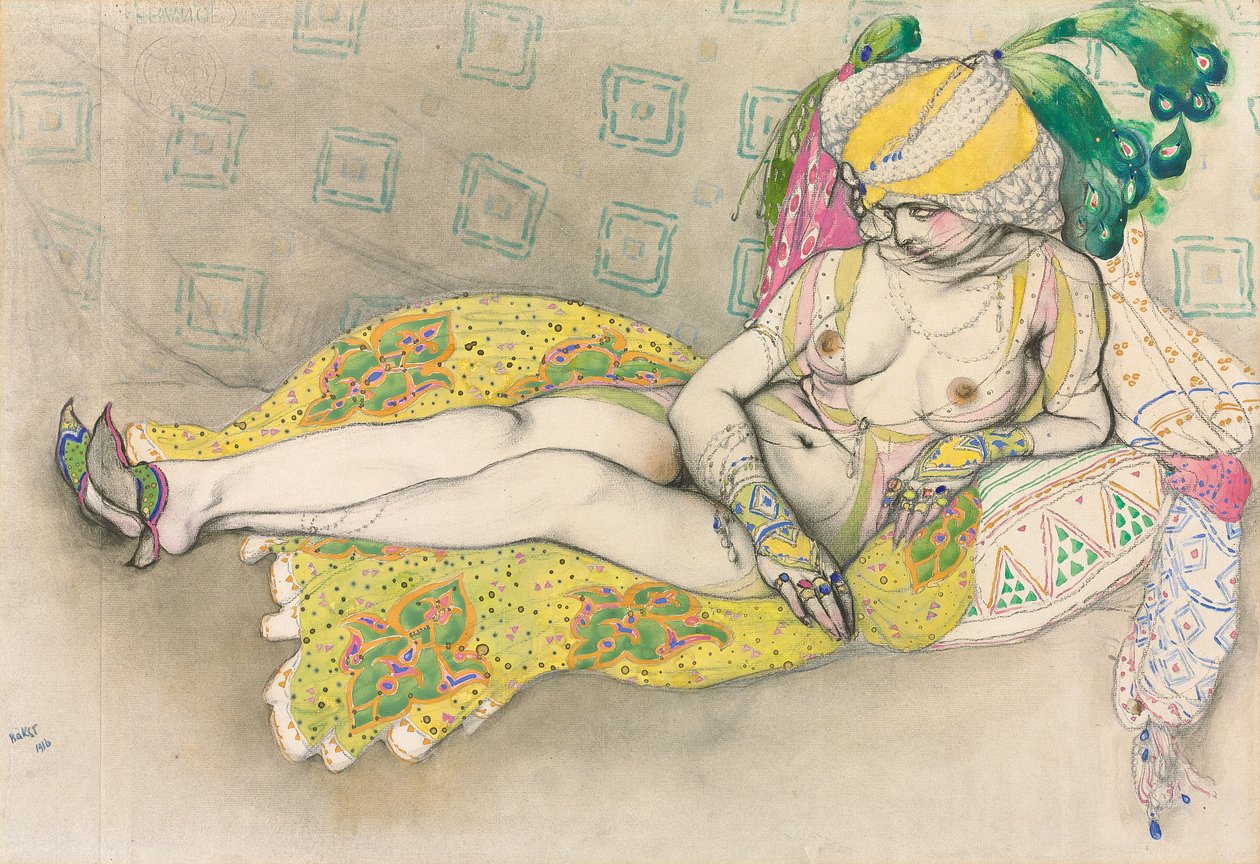 Den gule sultanaen av Leon Bakst