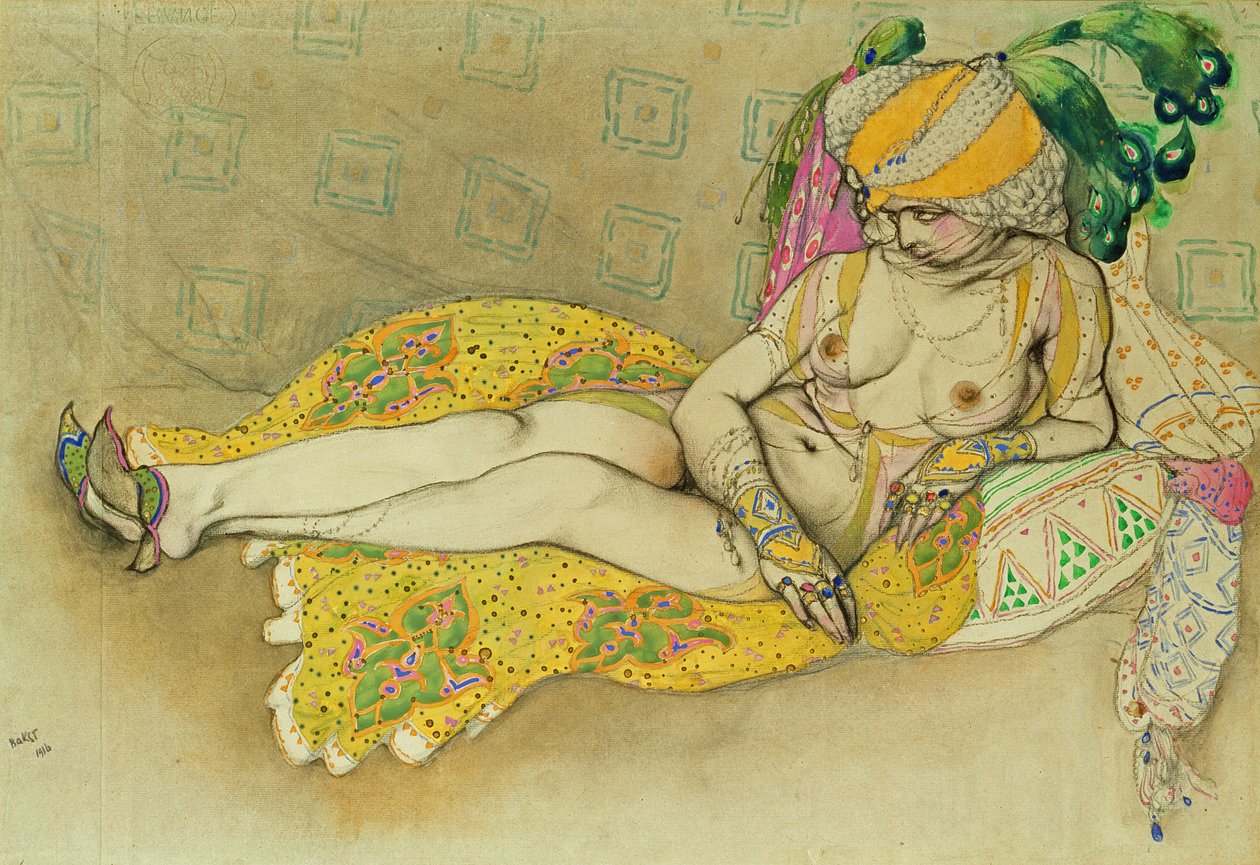 Den gule sultanaen av Leon Bakst