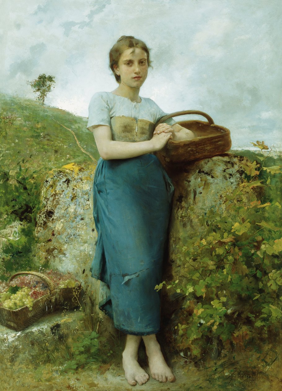 Drueplukkeren, 1895 av Leon Bazile Perrault