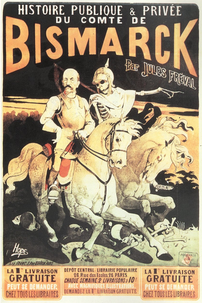 Den offentlige og private historien til grev Bismarck, 1883 av Leon Choubrac