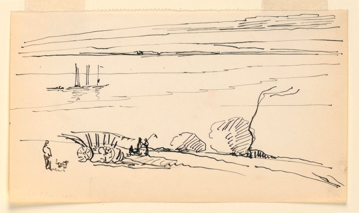 Landskap med elv av Leon Dabo
