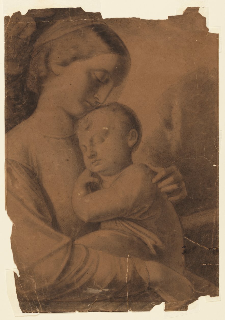 Madonna og barn av Leon Dabo