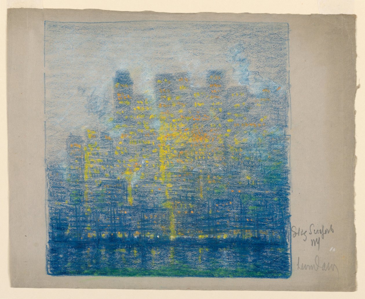 Skyskrapere, New York av Leon Dabo
