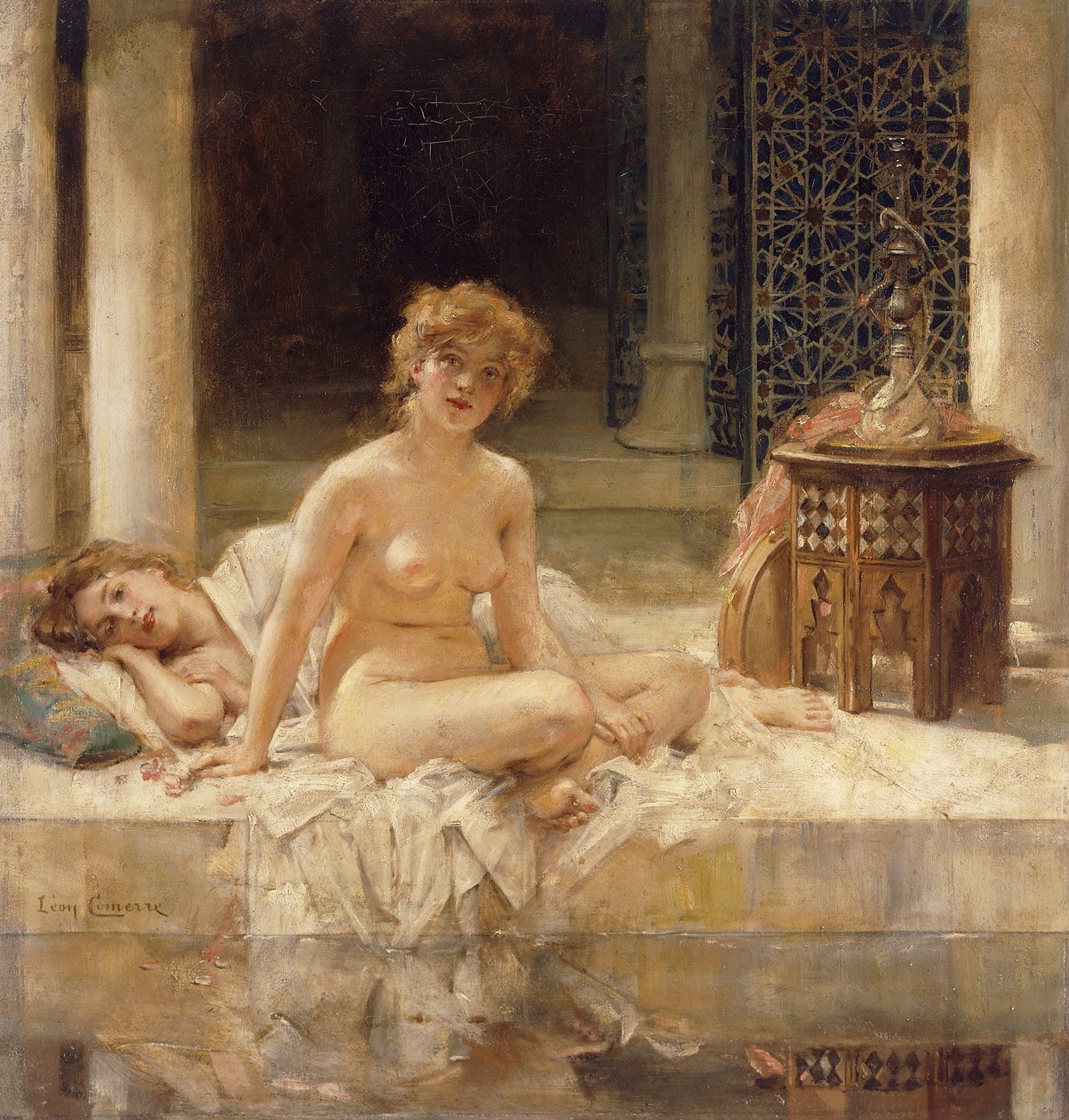 Etter badet, av Leon Francois Comerre