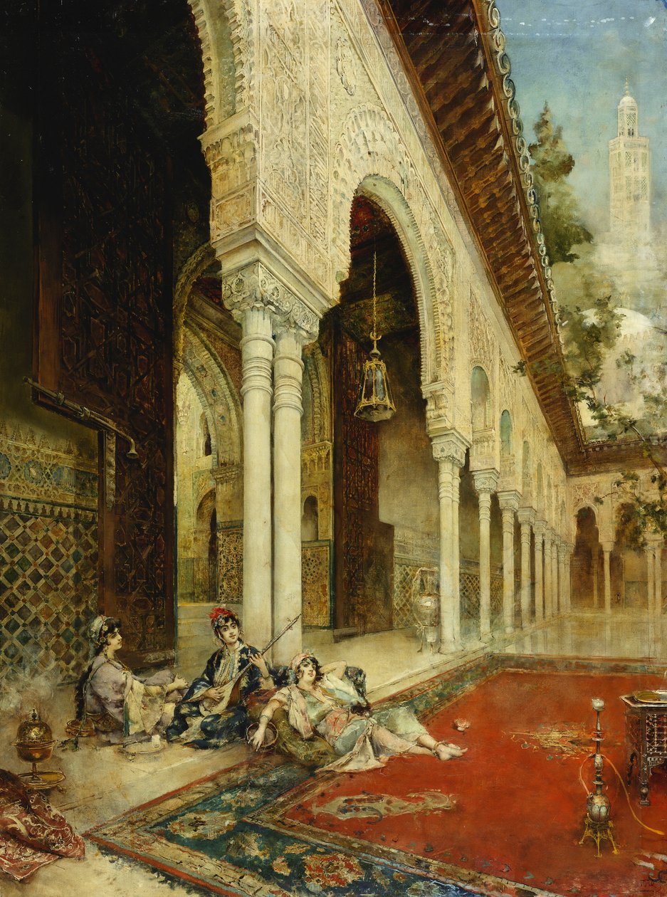 Haremets damer, av Leon Francois Comerre