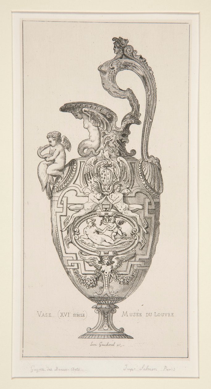 Vase (XVI århundre) Louvre-museet av Leon Gaucherel