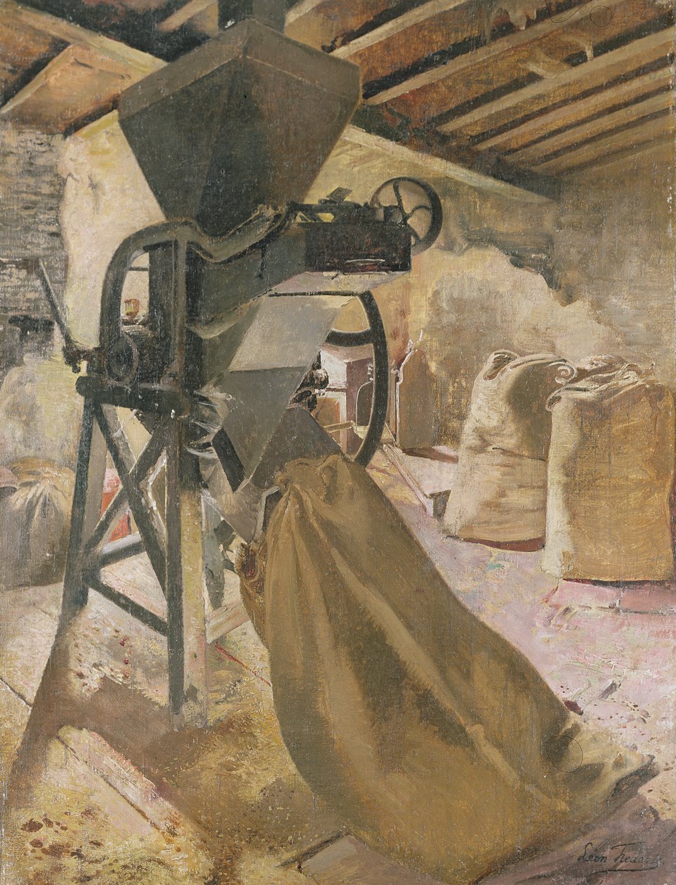 Det gamle bryggeriet, 1895 av Leon Henri Marie Frederic