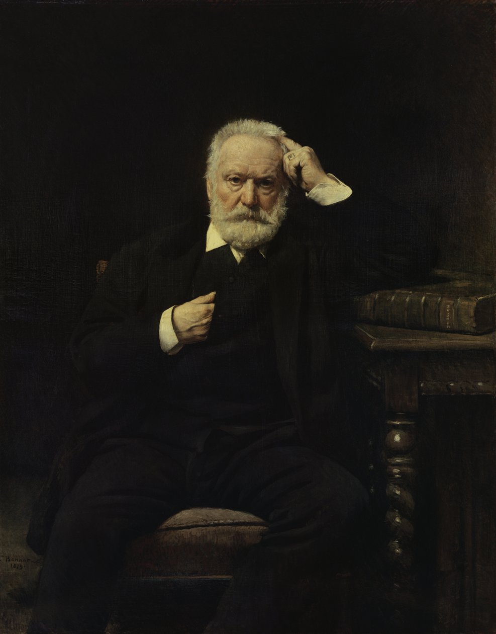 Portrett av Victor Hugo (1802-85) 1879 av Leon Joseph Florentin Bonnat