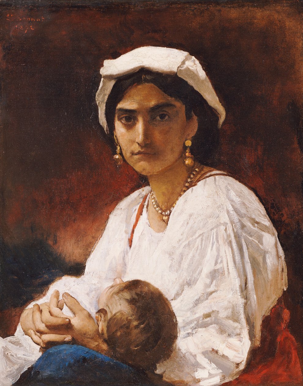 Bandittens kone, 1872 av Leon Joseph Florentin Bonnat