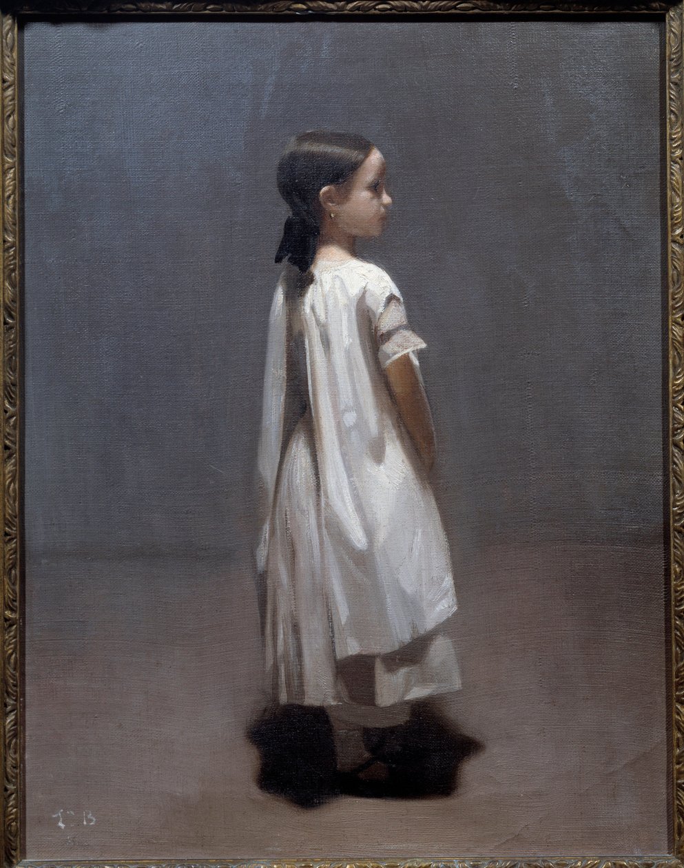 Kunstnerens lillesøster rundt 7 eller 8 år Maleri av Leon Joseph Bonnat (1833-1922) 1850 Søn. 0,35x0,27 m Bayonne, Musee Bonnat av Leon Joseph Florentin Bonnat