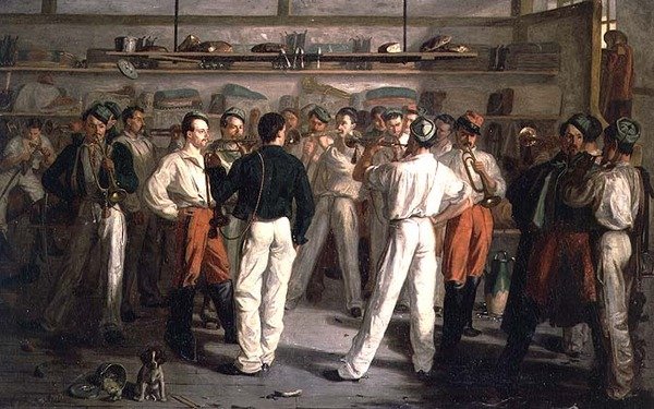 Trompetøvelsen av Leon Louis Leclaire