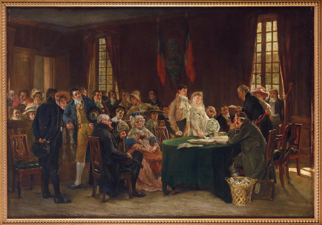 Ekteskapet under det første imperiet, av Dansaert, Leon Marie Constant av Leon Marie Constant Dansaert
