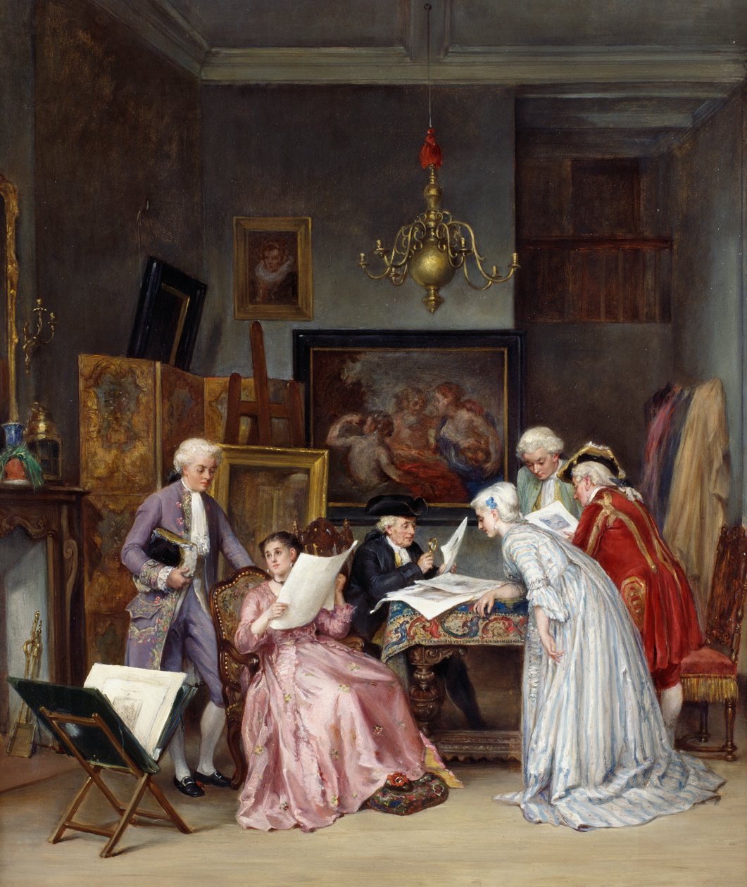 Samlerstudiet av Leon Marie Constant Dansaert