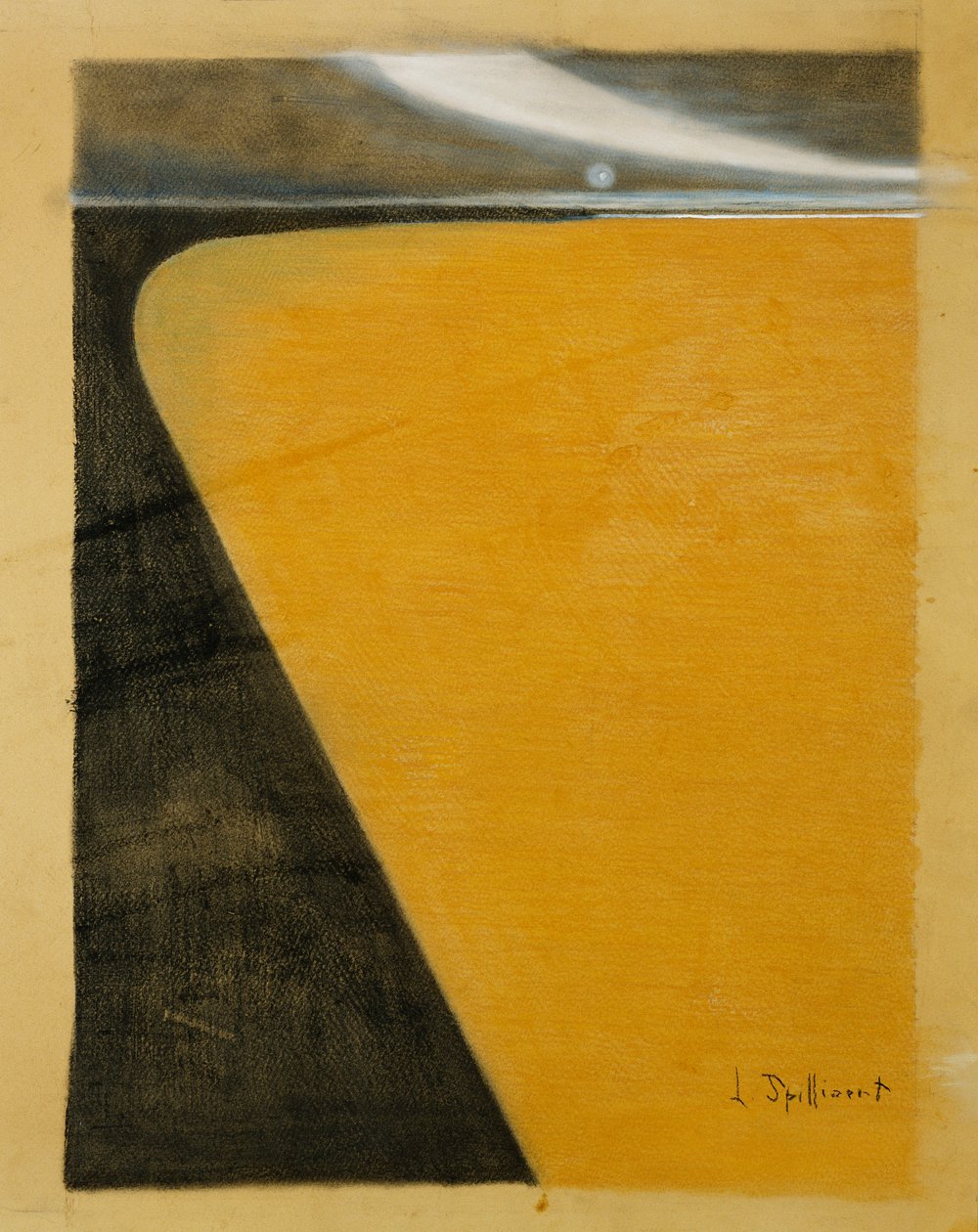 Strand; Plage, ca. 1909-1910 (pastell, gouache og kull på kort) av Leon Spilliaert