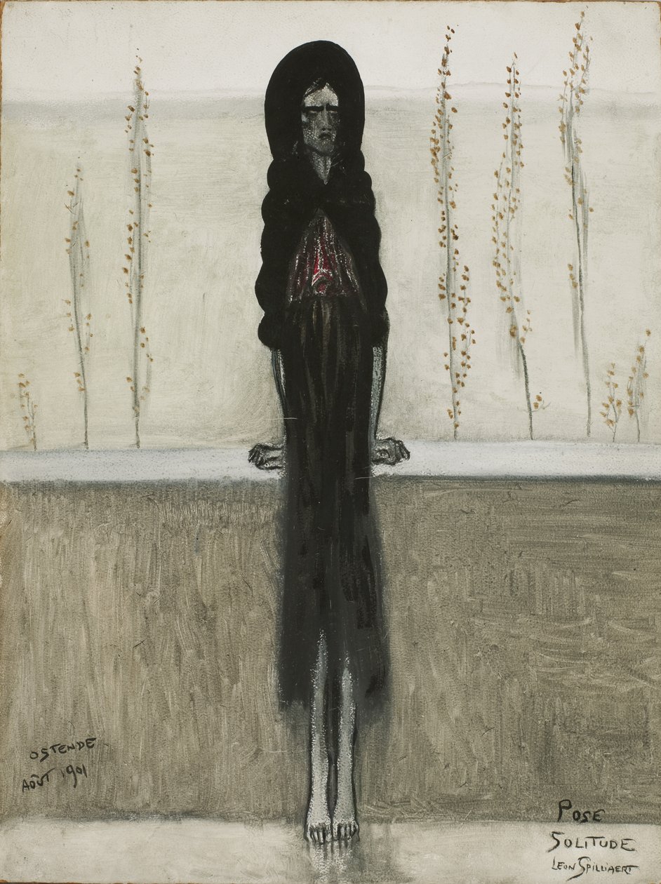 Posering, ensomhet av Leon Spilliaert
