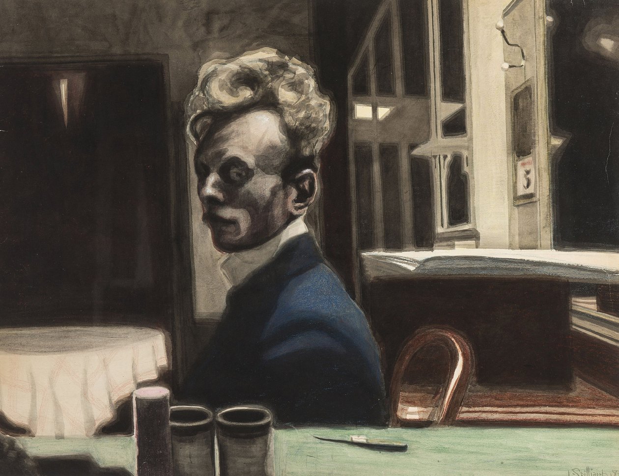 Selvportrett av Leon Spilliaert