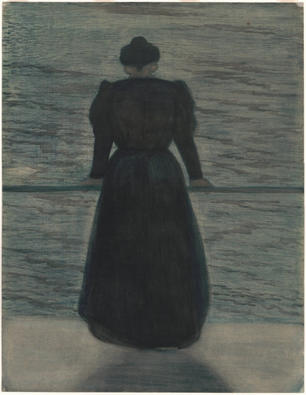 Kvinne ved havet av Leon Spilliaert