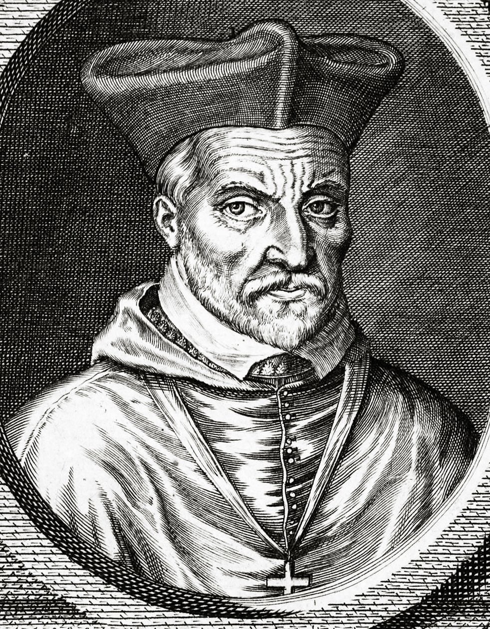 Portrett av Jacques Amyot (1513-1593), fransk biskop, forfatter og oversetter av Leonard Gaultier