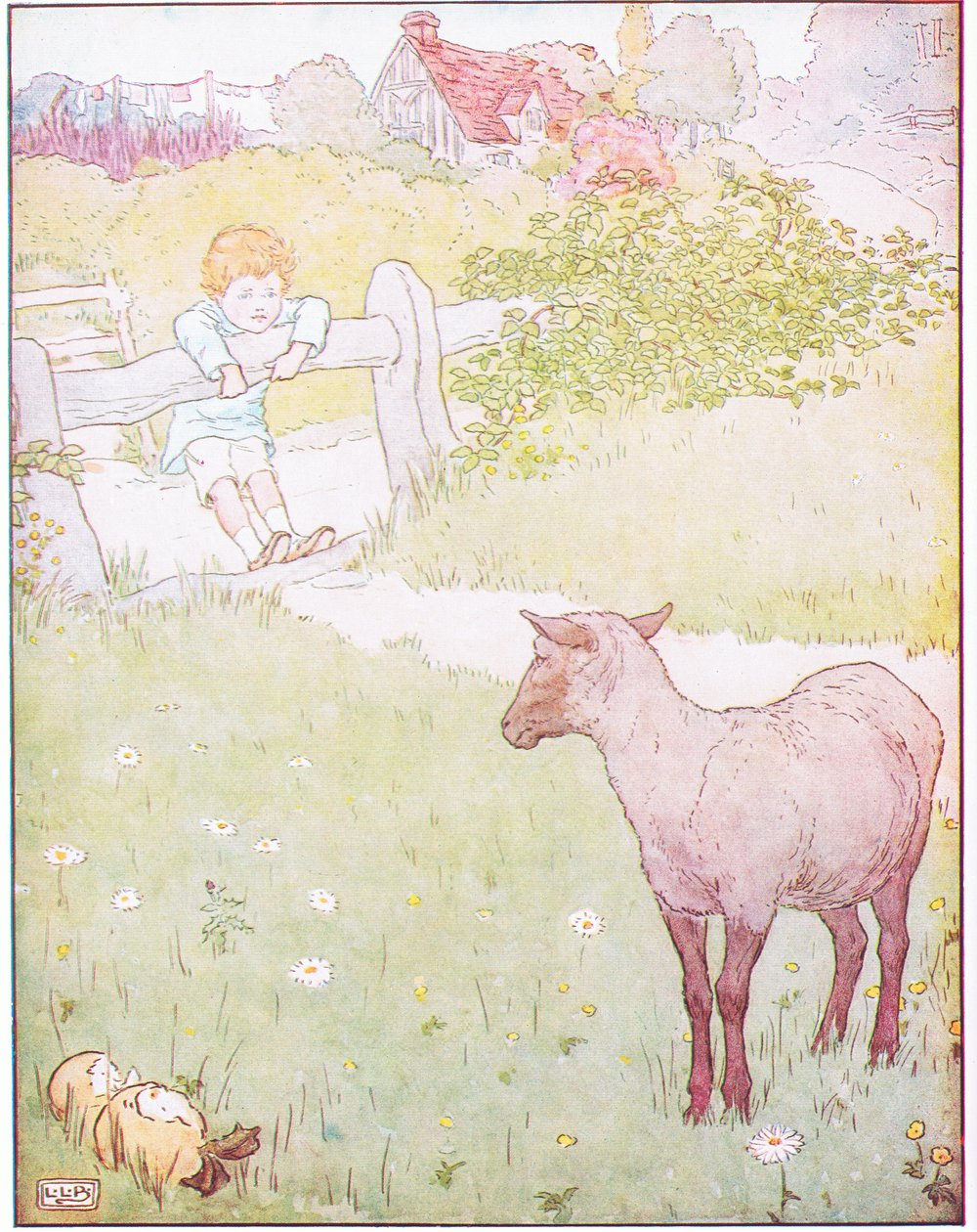 Baa, baa, svarte får, har du noe ull av Leonard Leslie Brooke