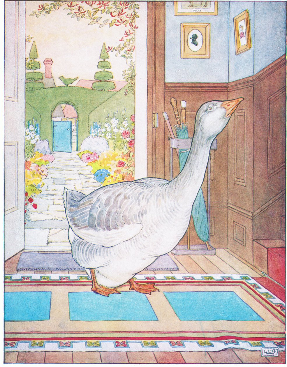 Goosey, goosey, gander, hvor skal jeg vandre av Leonard Leslie Brooke