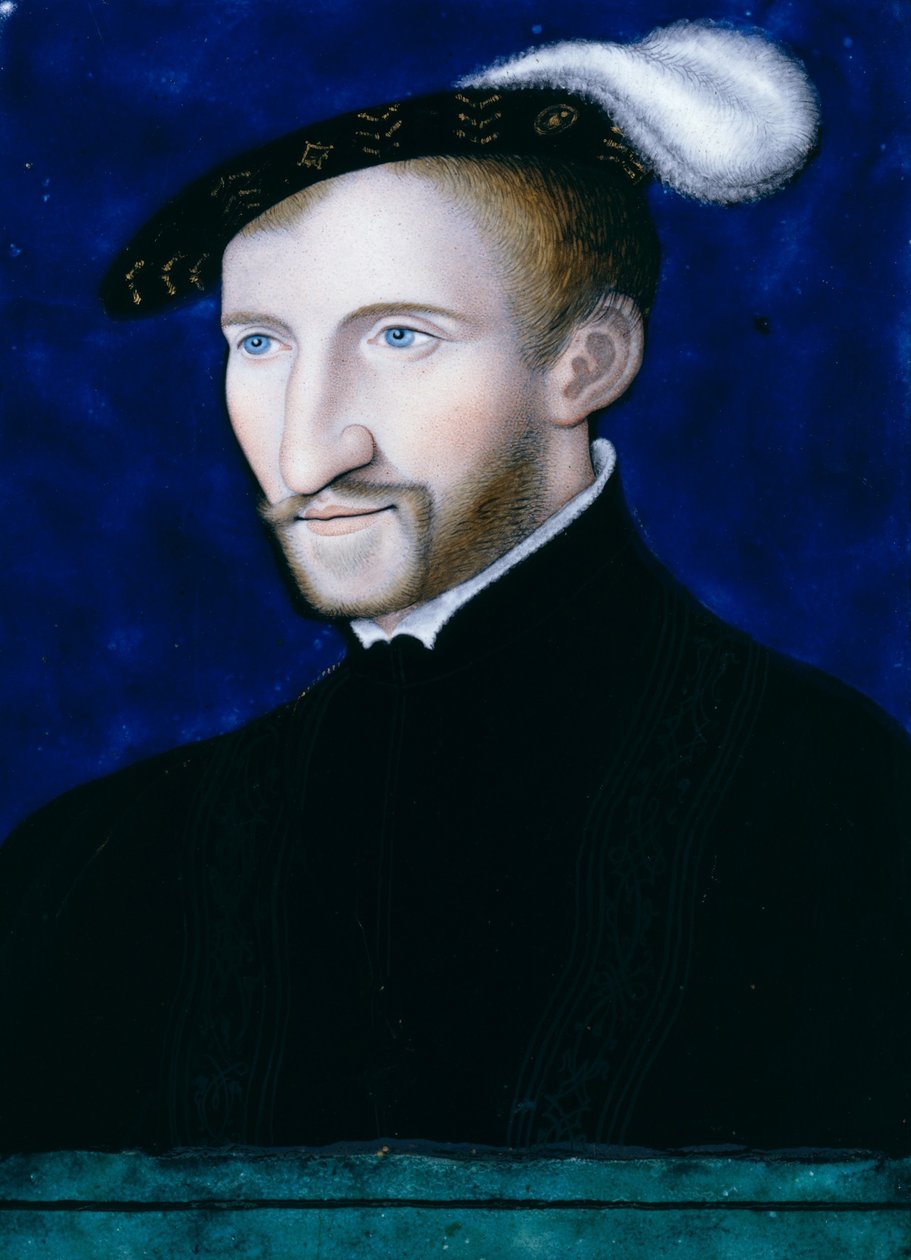 Henri d"Albret, konge av Navarra, 1556 av Leonard Limosin