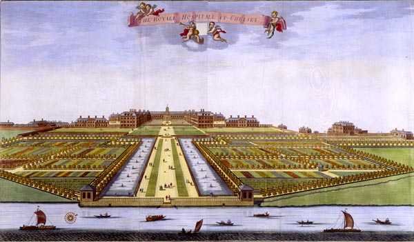 The Royal Hospital at Chelsey, fra 