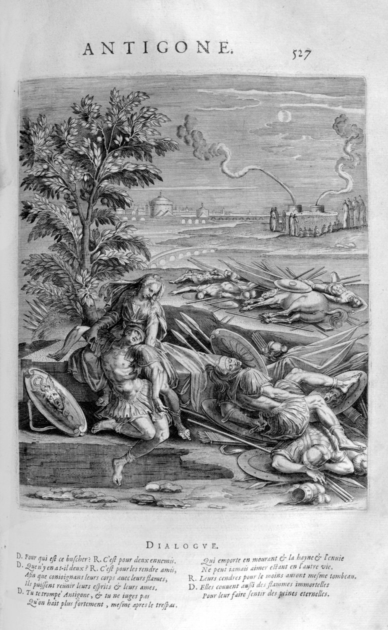 Antigone, 1615 av Leonard Gaultier