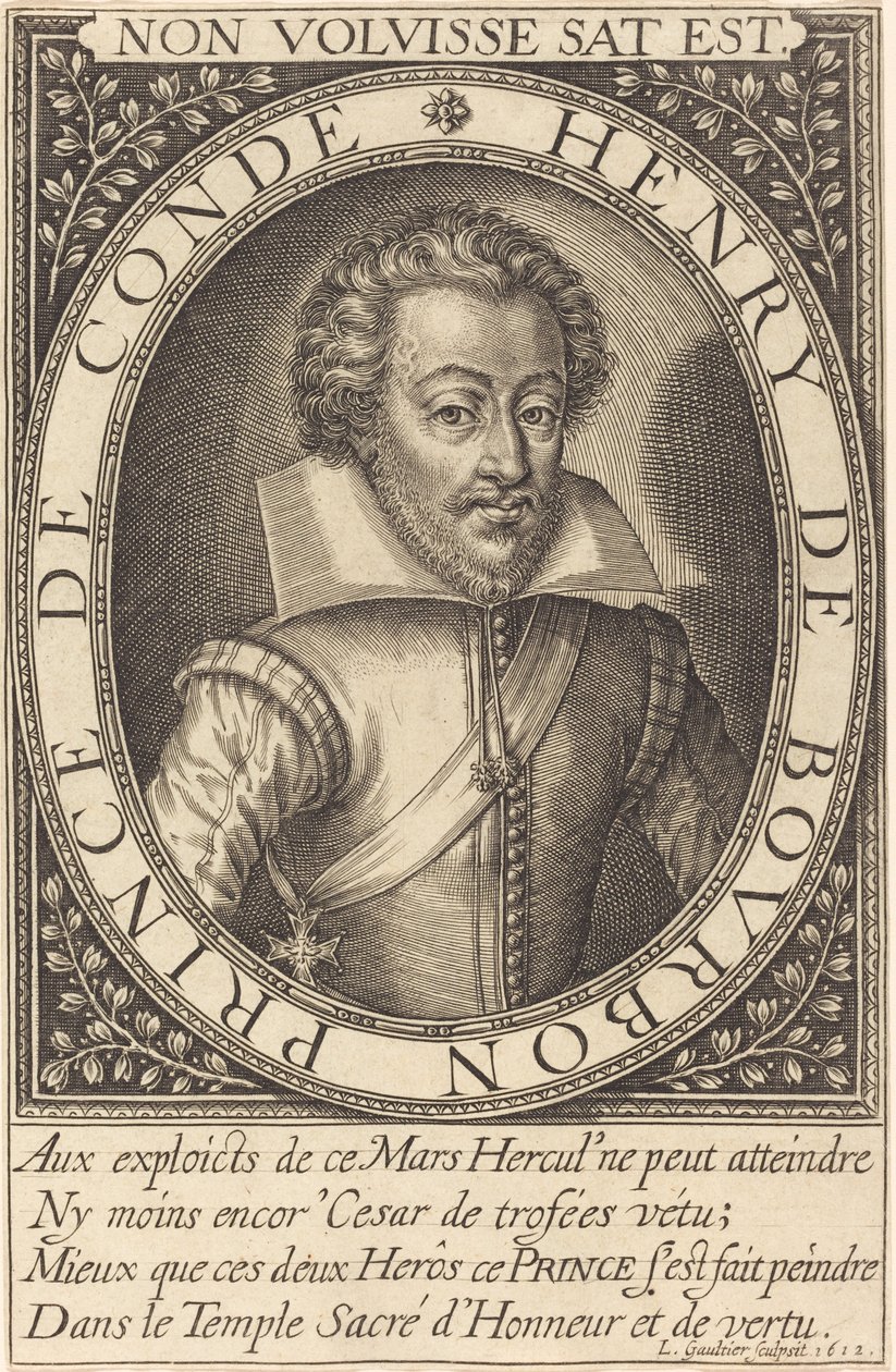 Henry de Bourbon, prins av Condé av Leonard Gaultier