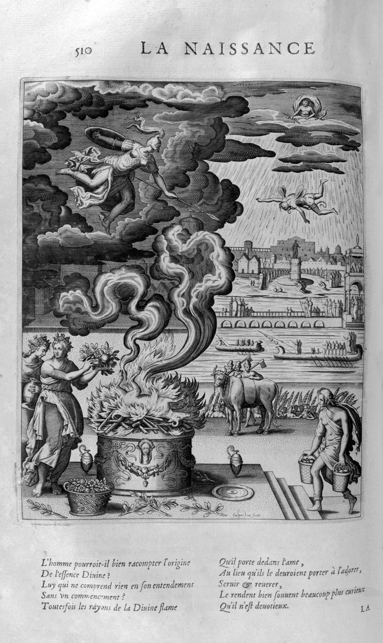 Fødselen, 1615 av Leonard Gaultier