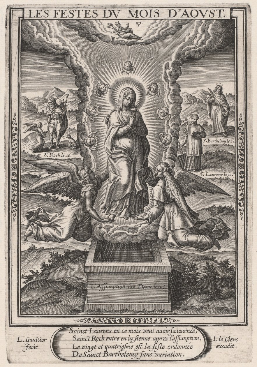 Augustfestligheter (august: The Assumption) av Leonard Gaultier