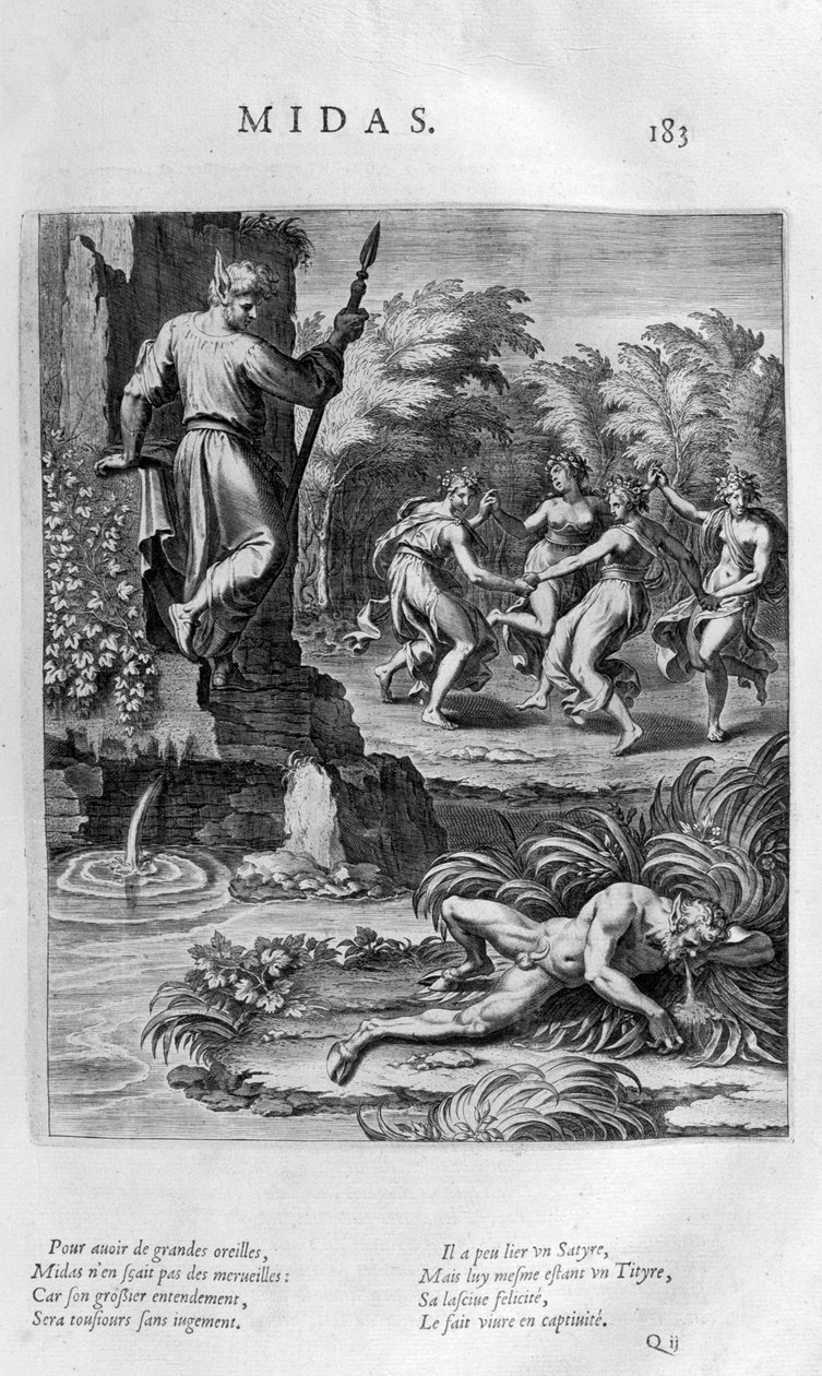 Midas, 1615 av Leonard Gaultier