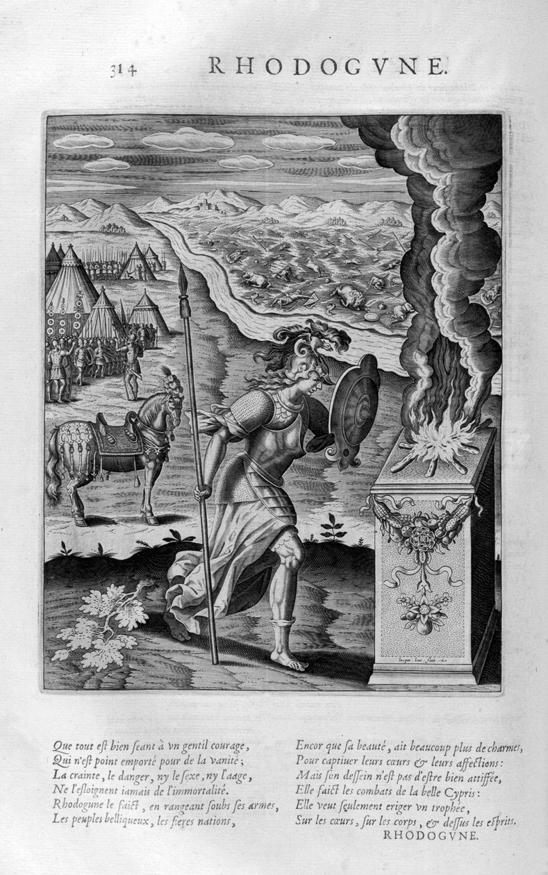 Rhodogene, 1615 av Leonard Gaultier
