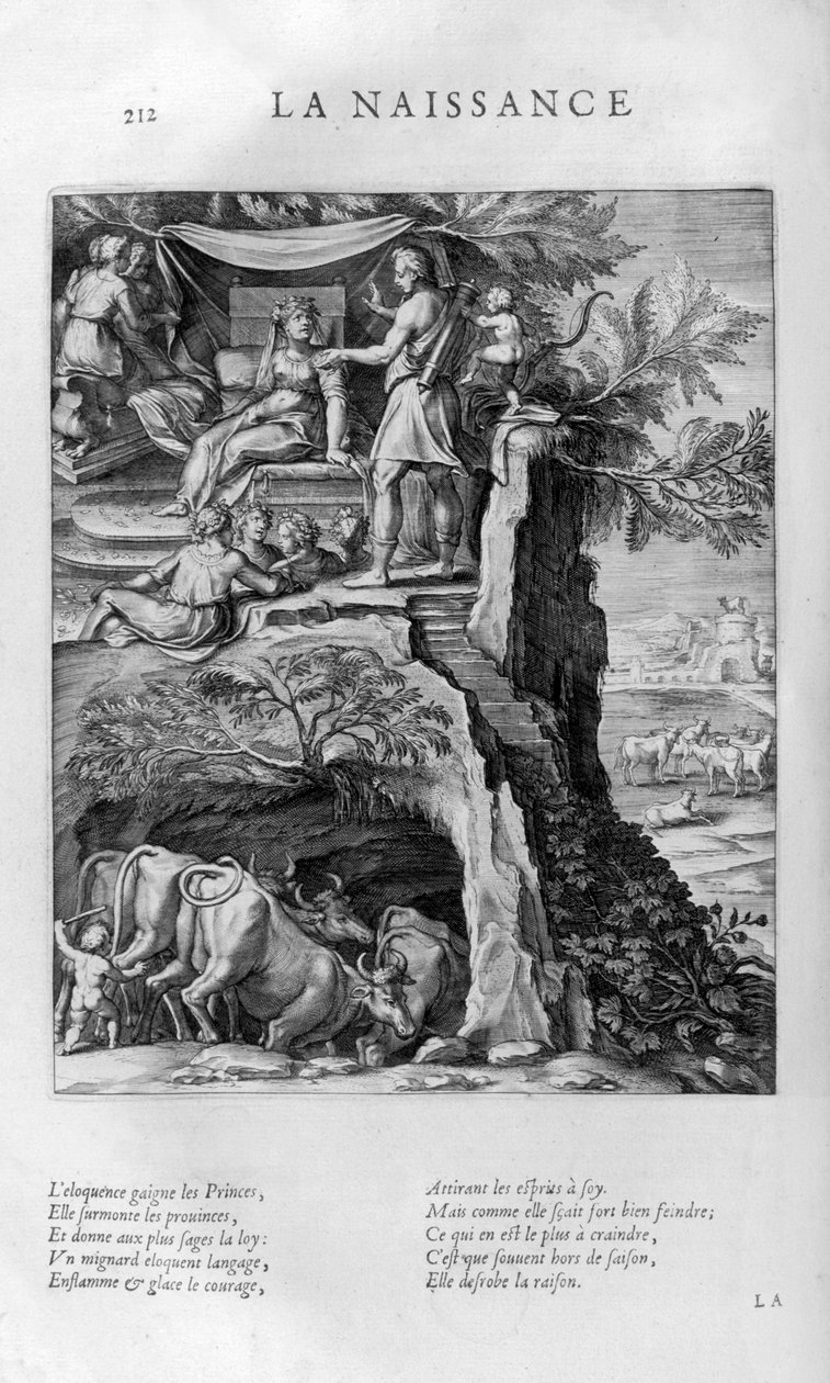 Fødselen, 1615 av Leonard Gaultier